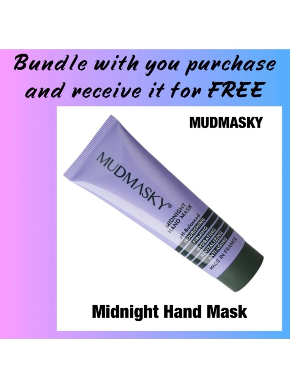 Mudmasky Hand Cream Mask